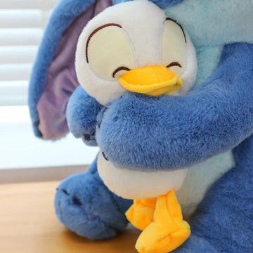 Stitch Cuddling Duck
